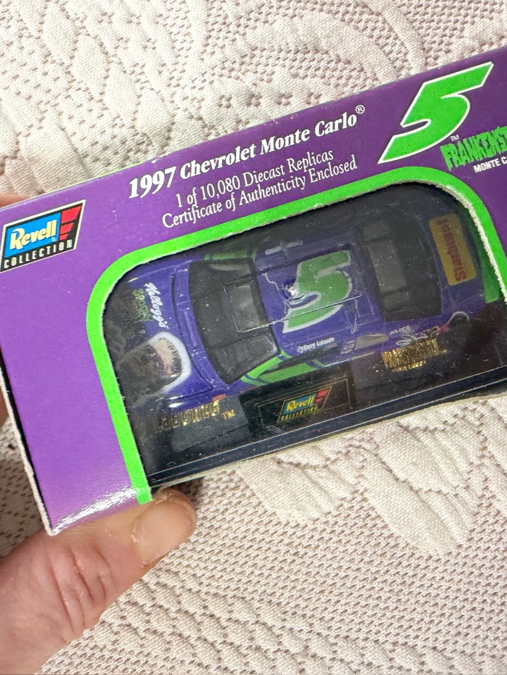 NEW. Revell 1997 Chevrolet Monte Carlo Diecast Car - Purple GIFTS